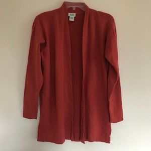 Eileen Fisher Open Cardigan Sweater M